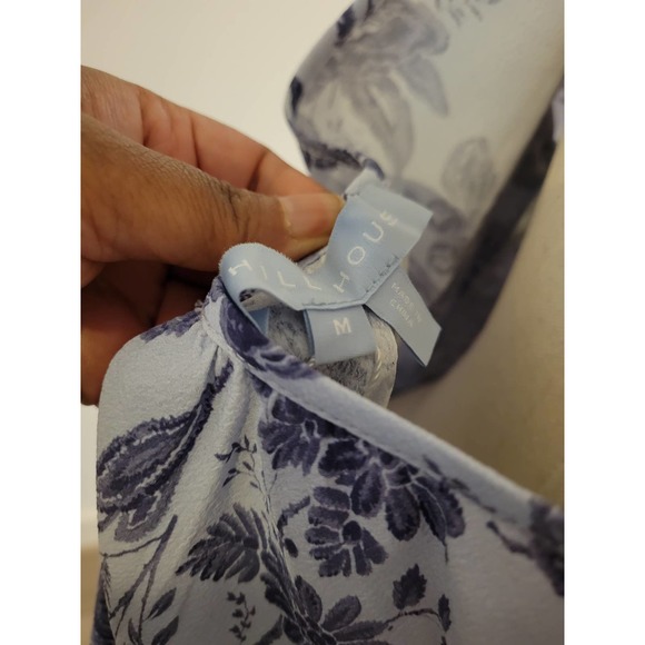 Hill House Simone Dress | Lilac Tonal Floral | Size Med - Picture 11 of 12